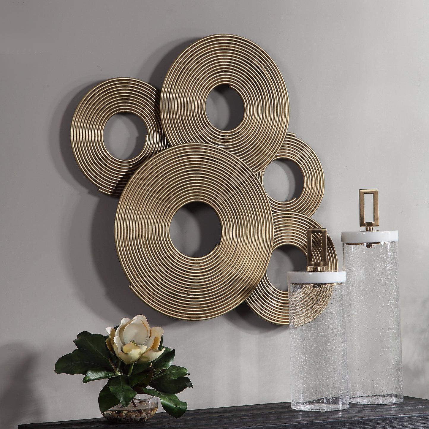 Uttermost Ahmet Gold Rings Wall Decor 04201