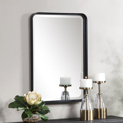 Uttermost Croften Black Vanity Mirror 09573