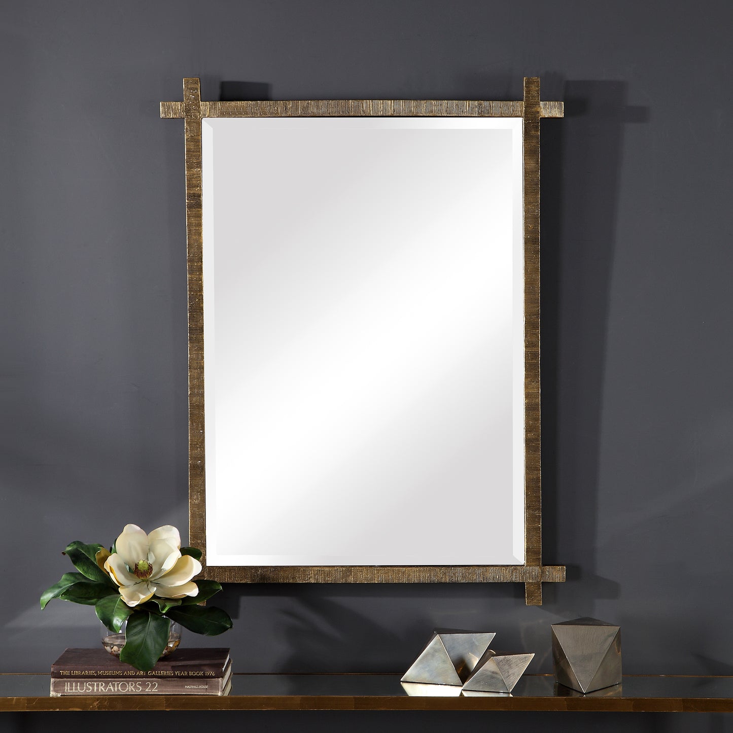 Uttermost Abanu Gold Vanity Mirror 09548