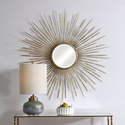 Uttermost Golden Rays Starburst Mirror 09602