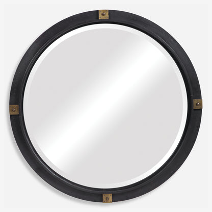 Uttermost Tull Industrial Round Mirror 09635