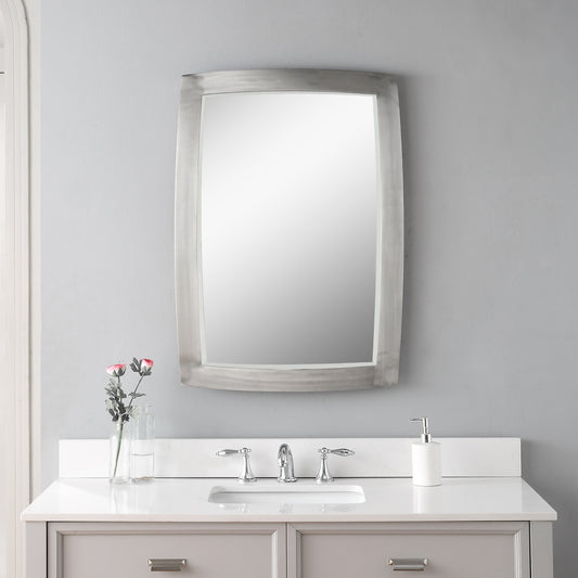 Uttermost Haskill Brushed Nickel Mirror 09618