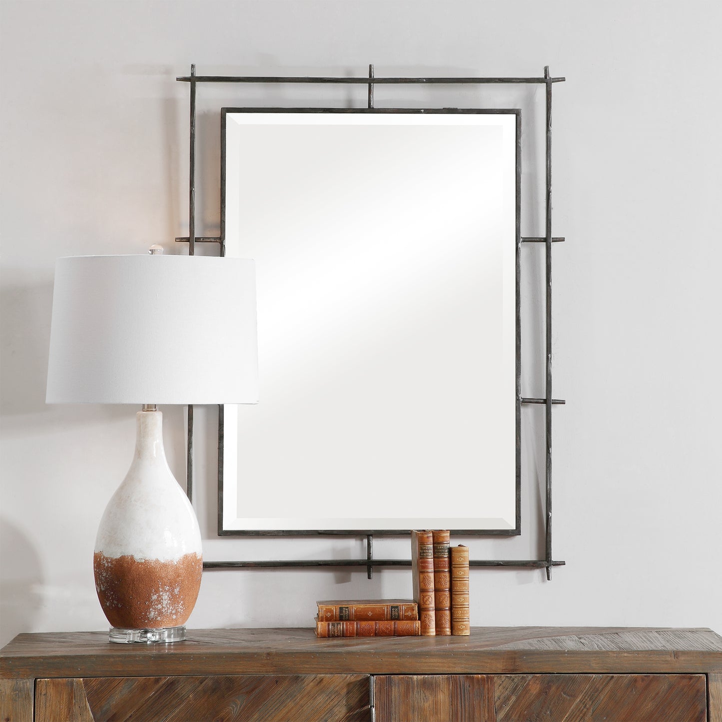 Uttermost Ironworks Industrial Mirror 09674