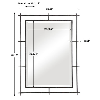 Uttermost Ironworks Industrial Mirror 09674