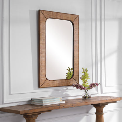 Uttermost Tahiti Rattan Mirror 09687