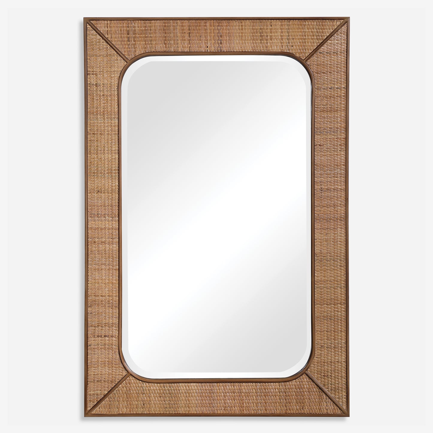 Uttermost Tahiti Rattan Mirror 09687