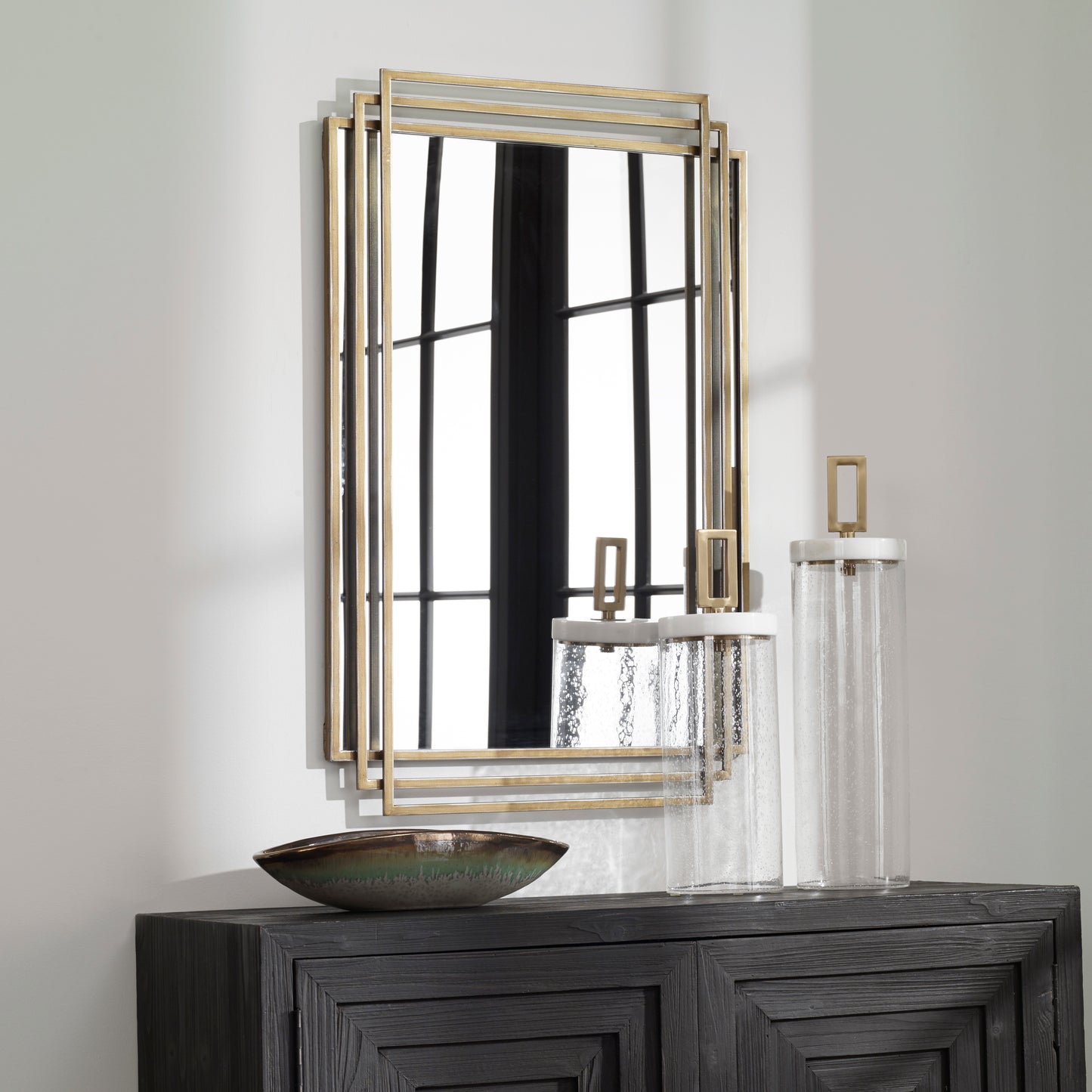 Uttermost Amherst Brushed Gold Mirror 09688