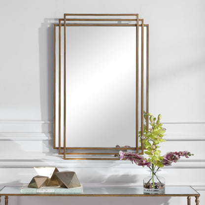 Uttermost Amherst Brushed Gold Mirror 09688