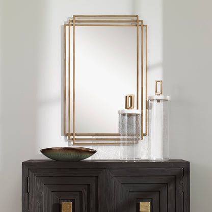 Uttermost Amherst Brushed Gold Mirror 09688