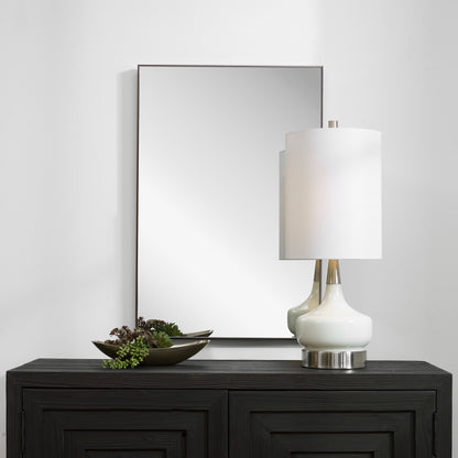 Lily Lifestyle Gunmetal Finish With Plain Mirror