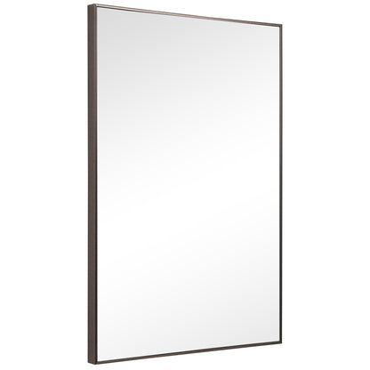 Lily Lifestyle Gunmetal Finish With Plain Mirror