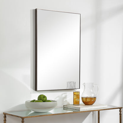 Lily Lifestyle Gunmetal Finish With Plain Mirror