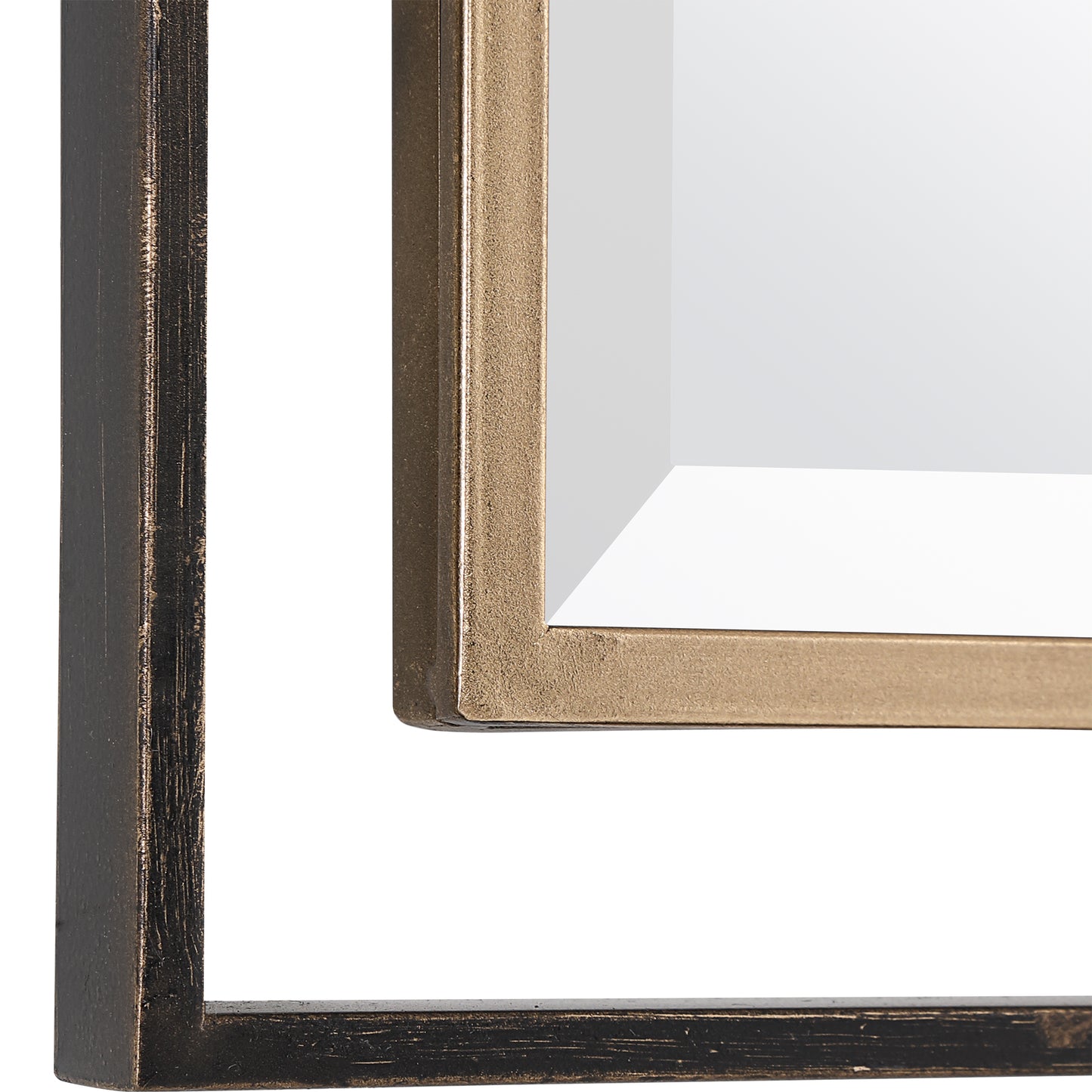 Uttermost Carrizo Gold & Bronze Rectangle Mirror 09711