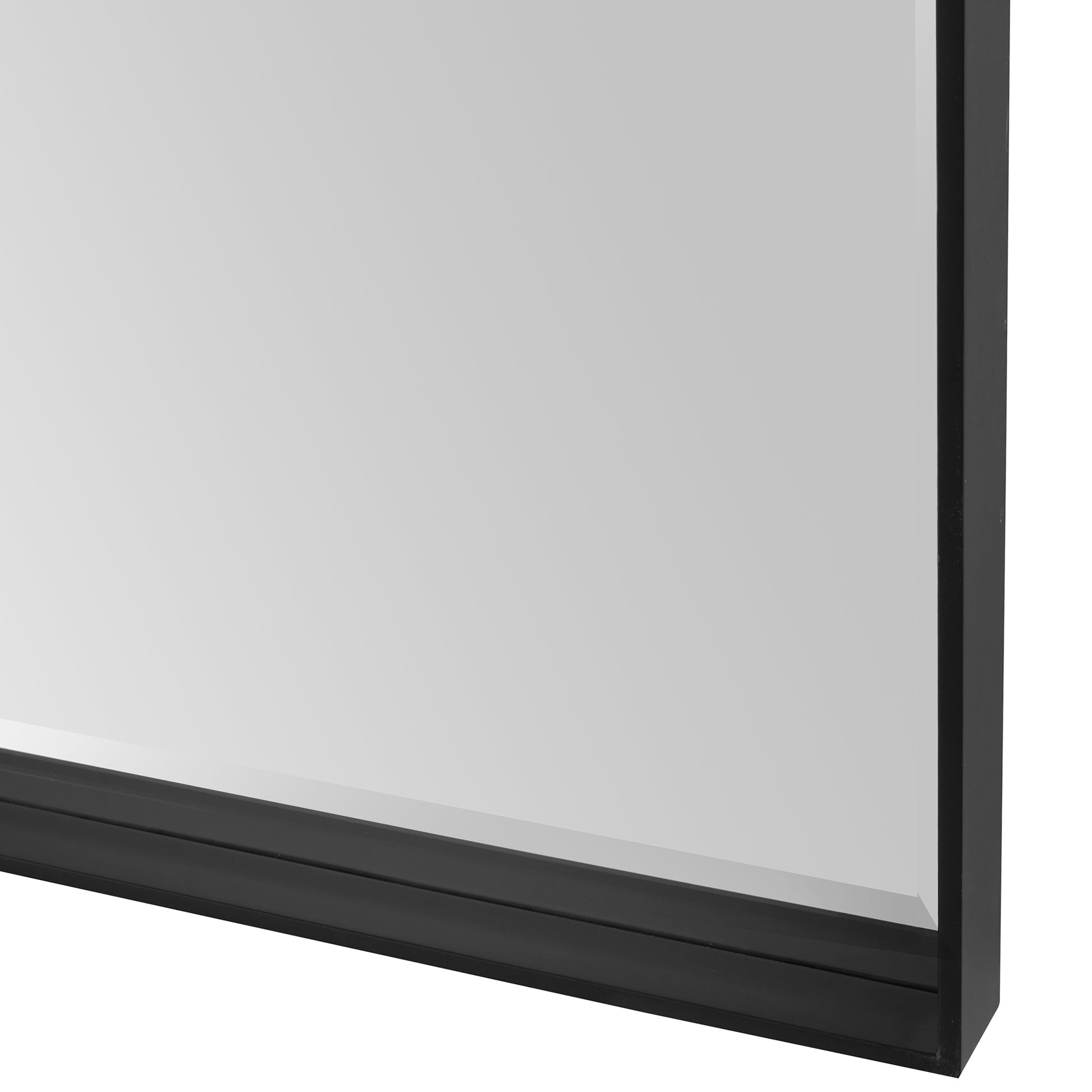 Uttermost Kahn Oversized Black Rectangular Mirror 09712