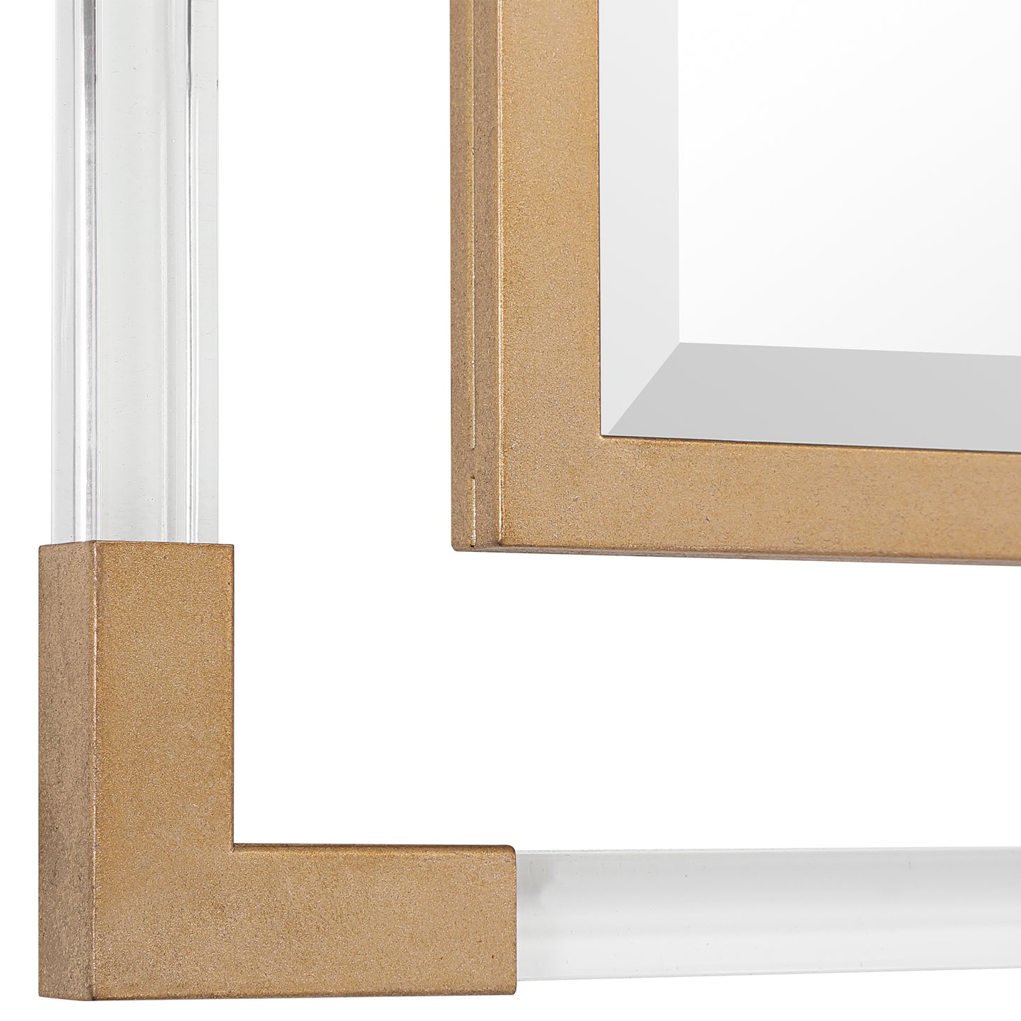 Uttermost Balkan Golden Square Mirror 09714