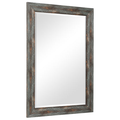 Uttermost Owenby Rustic Silver & Bronze Mirror 09724