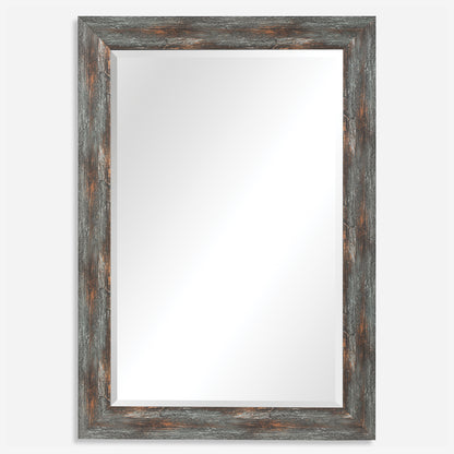 Uttermost Owenby Rustic Silver & Bronze Mirror 09724