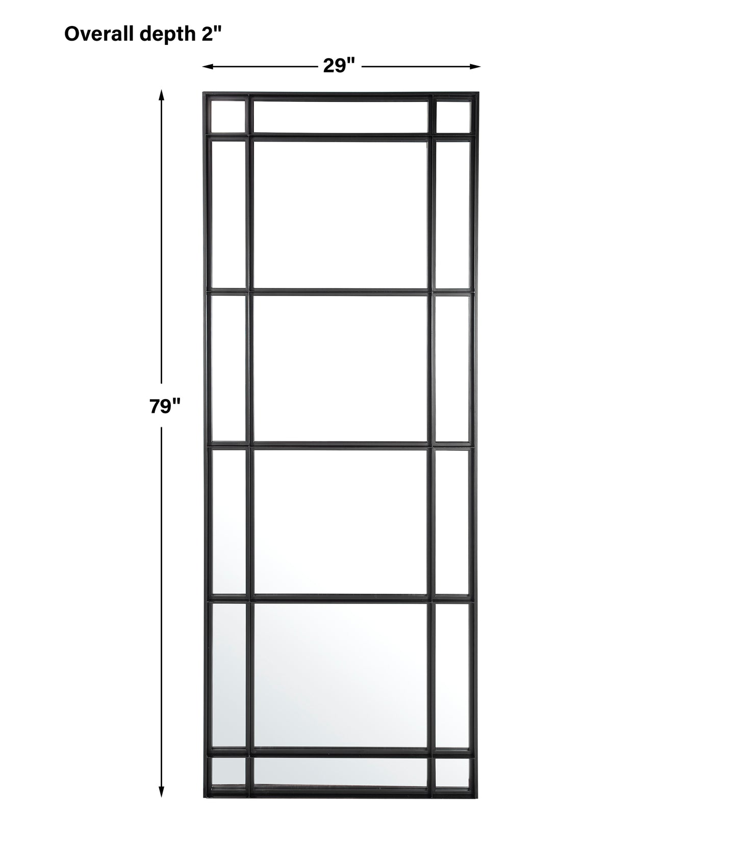 Uttermost Atticus Large Rectangular Mirror 09743