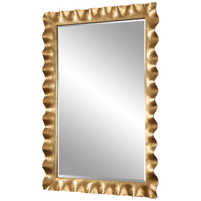 Uttermost Haya Scalloped Gold Mirror 09742