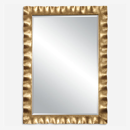 Uttermost Haya Scalloped Gold Mirror 09742