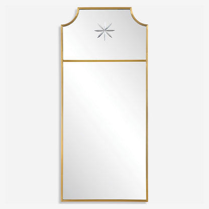 Uttermost Caddington Tall Brass Mirror 09748