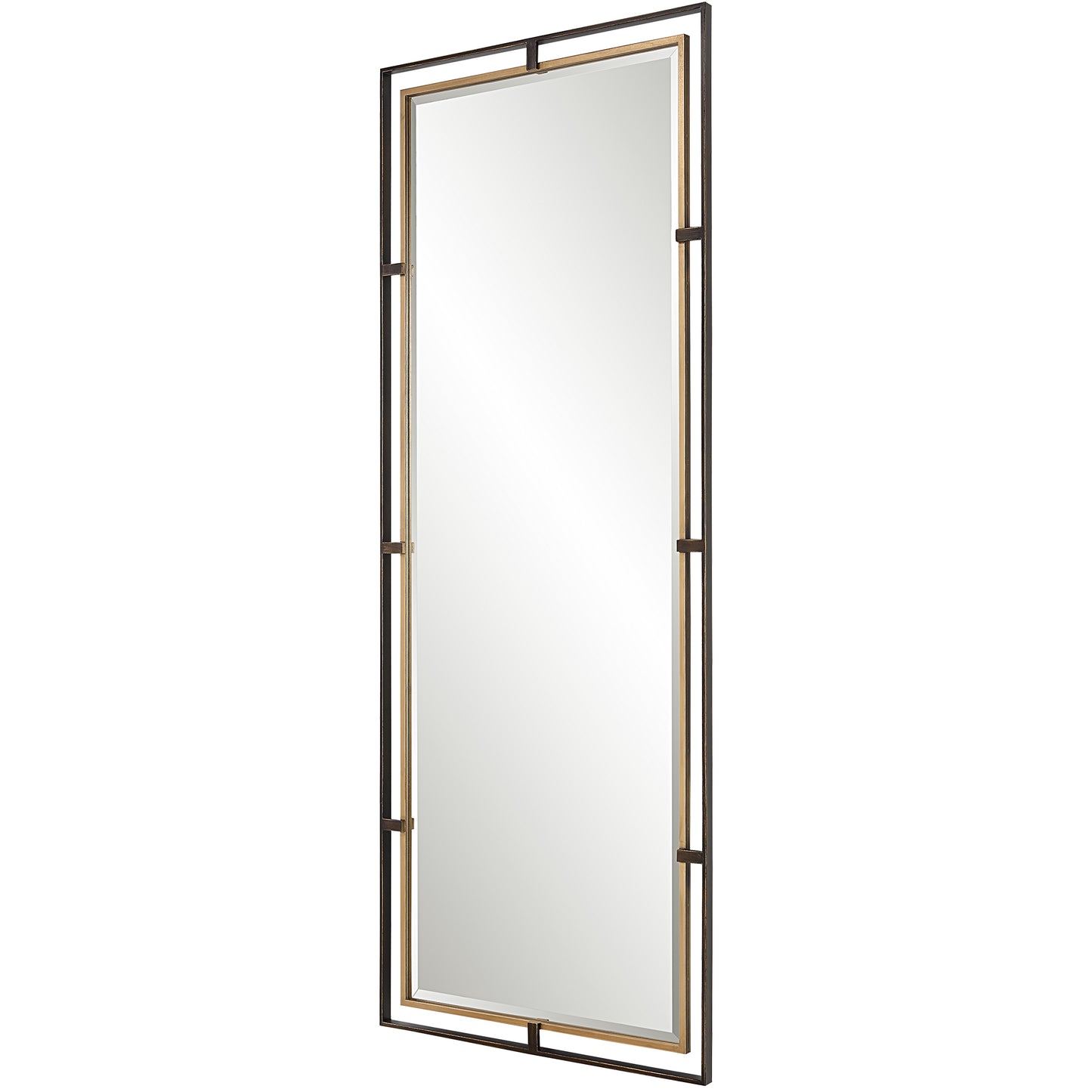 Uttermost Carrizo Tall Bronze & Gold Mirror 09776