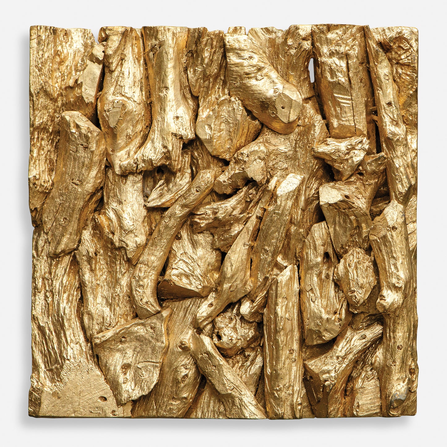 Uttermost Rio Gold Wood Wall Décor 04327