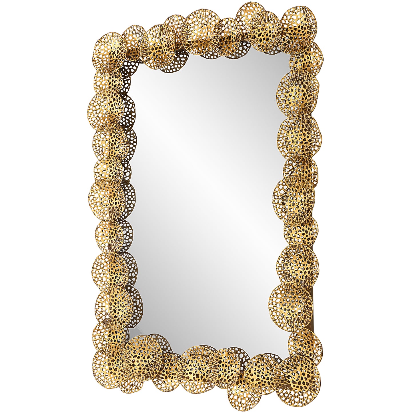 Uttermost Ripley Gold Lotus Mirror 09815