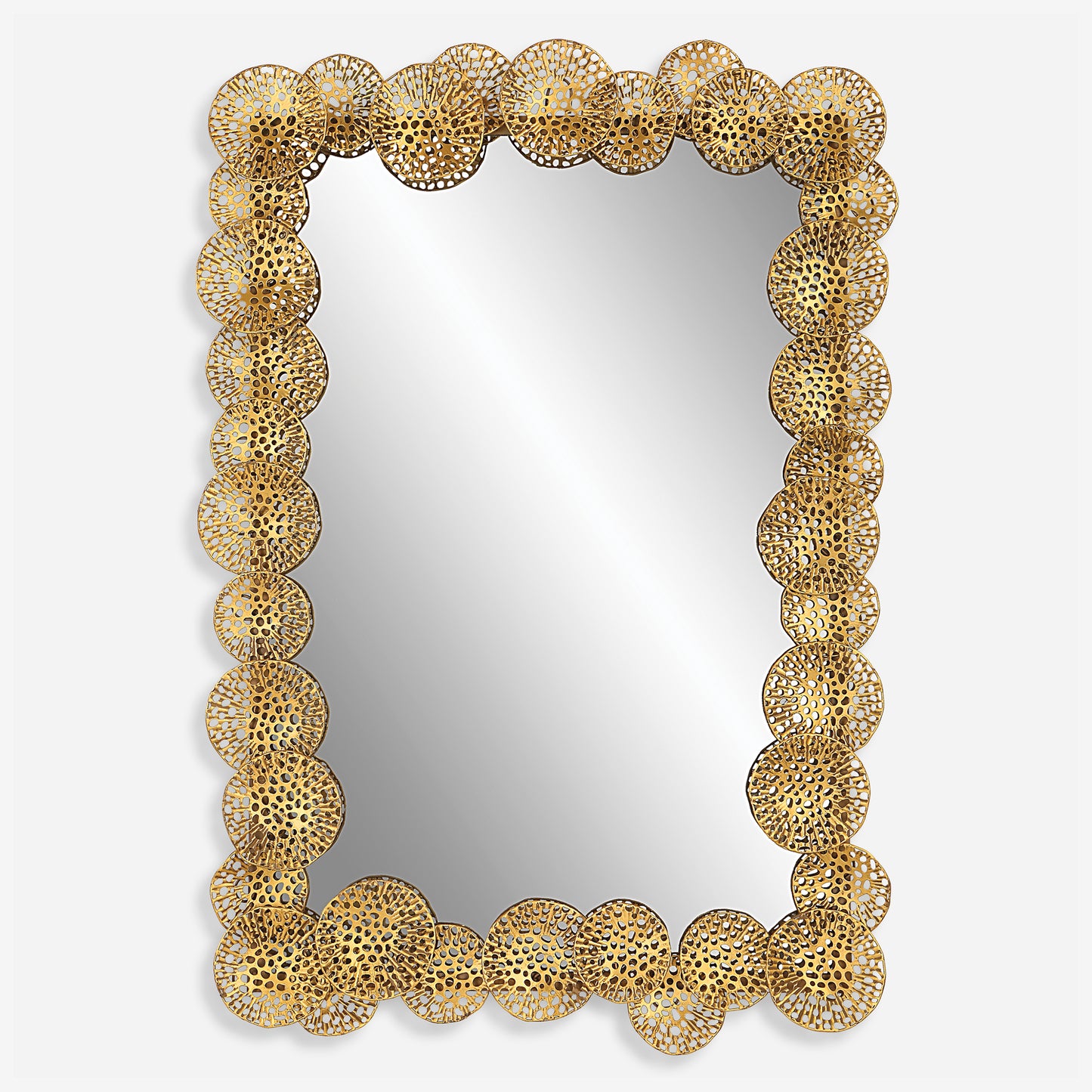 Uttermost Ripley Gold Lotus Mirror 09815