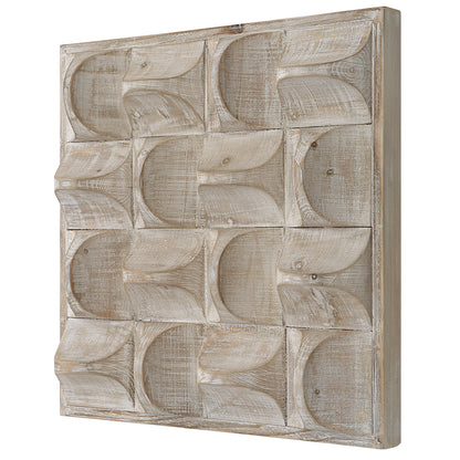 Uttermost Pickford Wood Wall Decor, Natural 04329