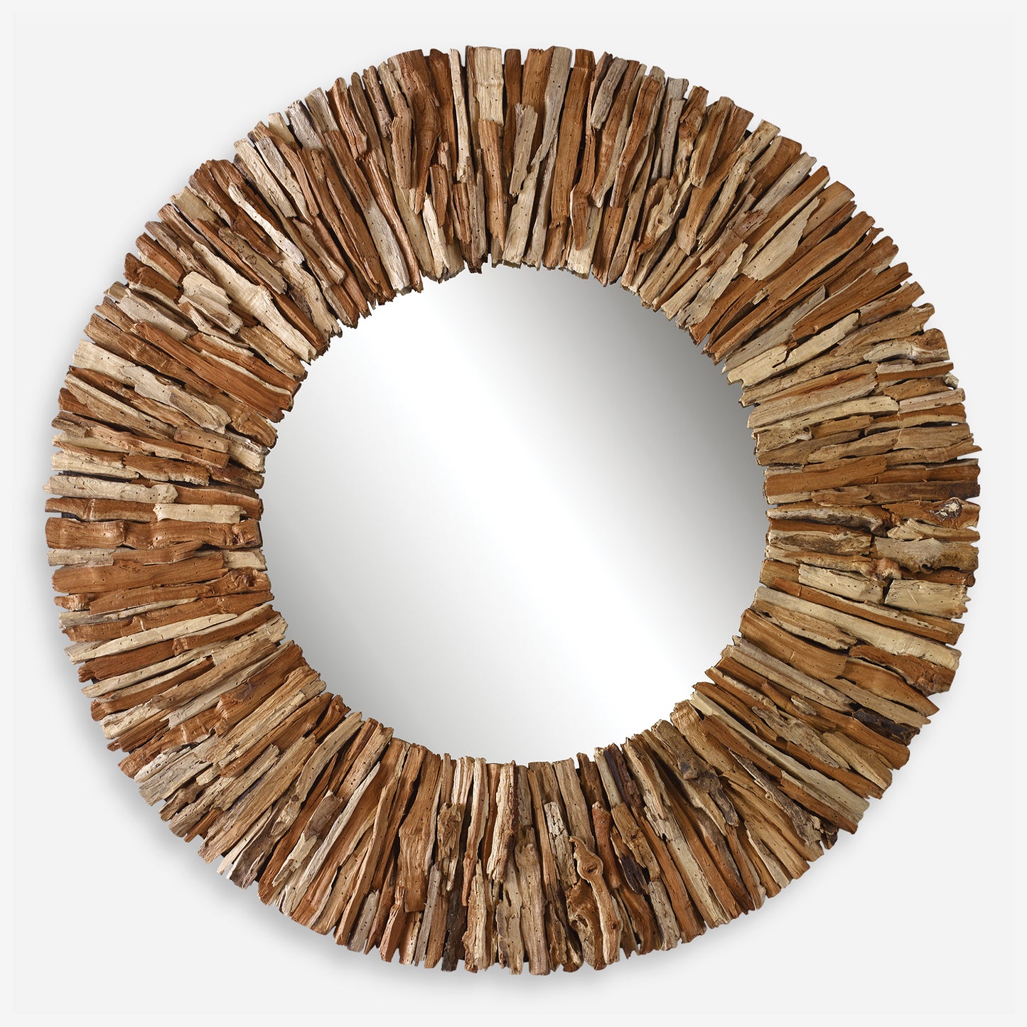 Uttermost Teak Branch Natural Round Mirror 09809