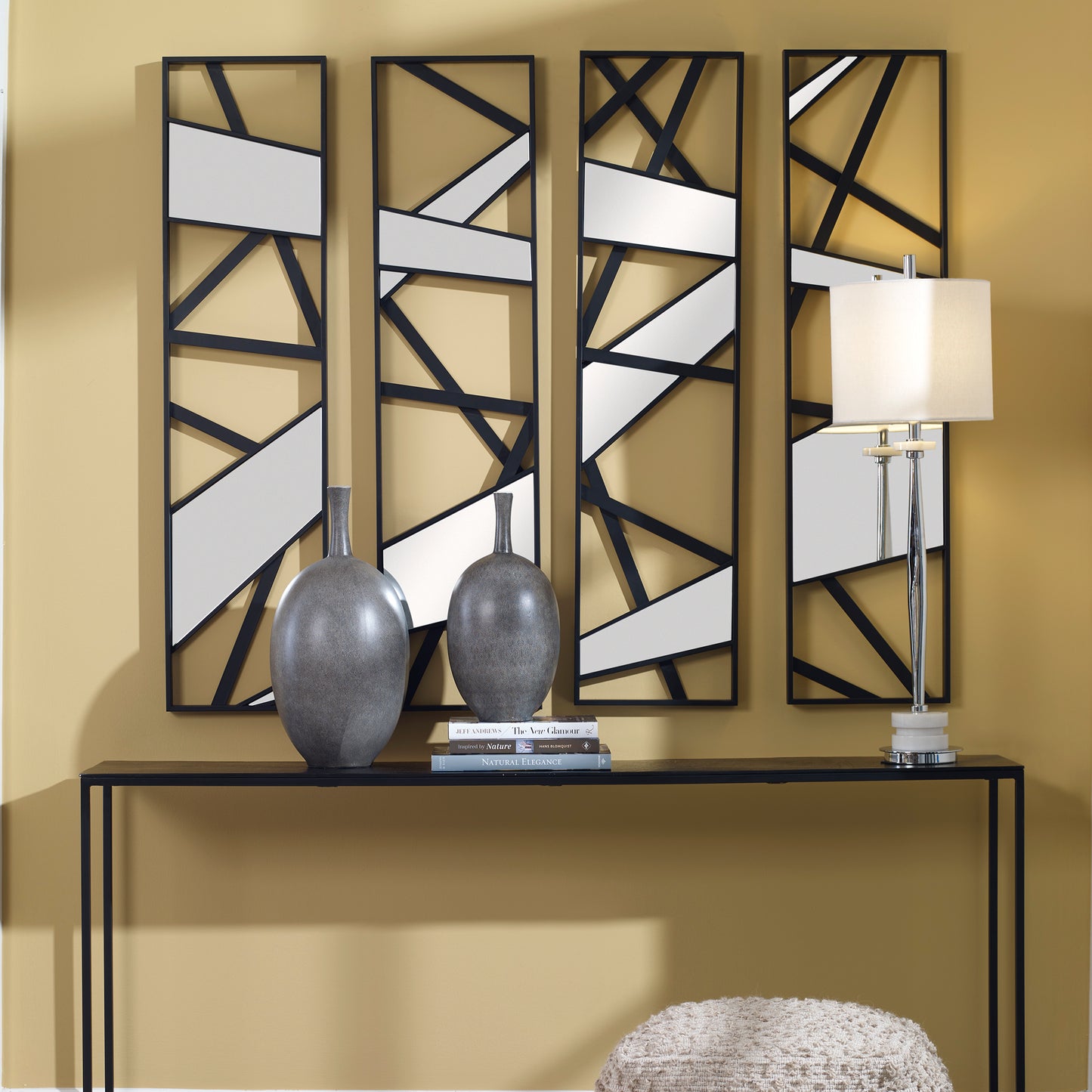 Uttermost Looking Glass Mirrored Wall Decor, Set/4 04332