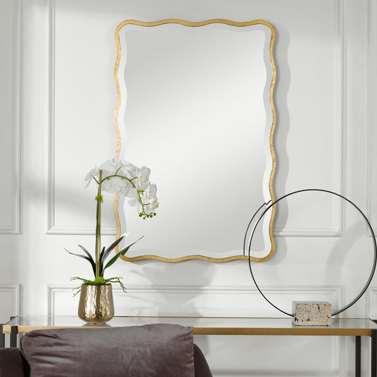 Uttermost Aneta Gold Scalloped Mirror 09827