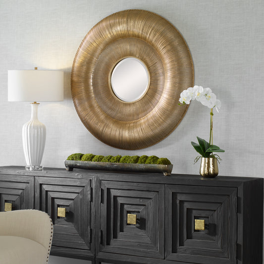 Uttermost Bauble Round Gold Mirror 09852