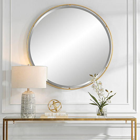 Uttermost Canillo Gold Round Mirror 09832