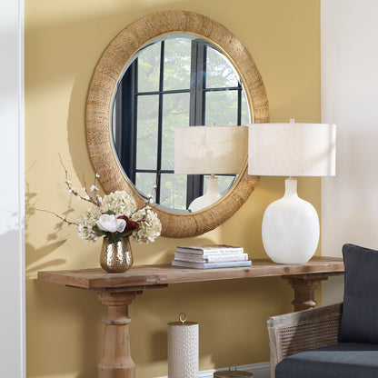 Uttermost Mariner Natural Round Mirror 08169