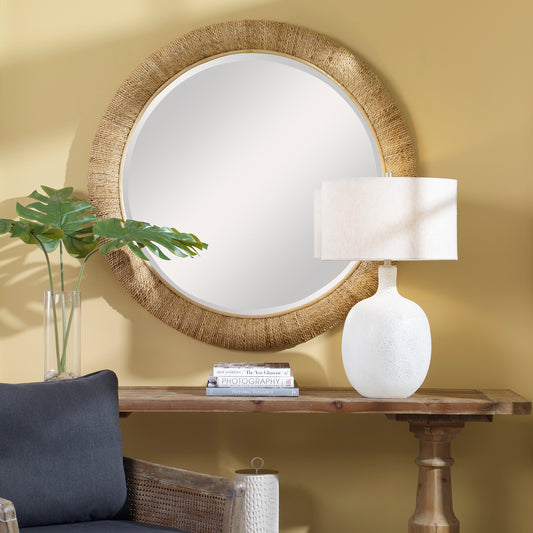 Uttermost Mariner Natural Round Mirror 08169