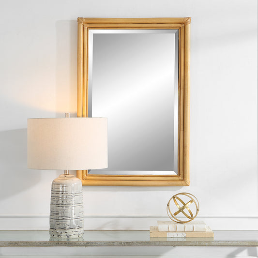 Uttermost Drift Away Rattan Mirror 09858