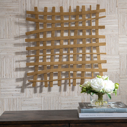 Uttermost Gridlines Gold Metal Wall Decor 04333