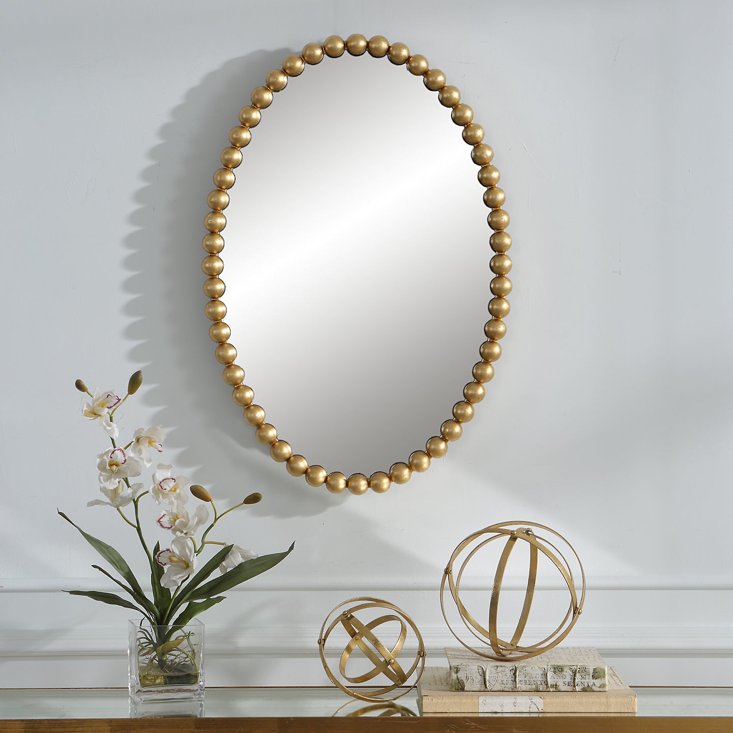 Uttermost Serna Gold Oval Mirror 09875