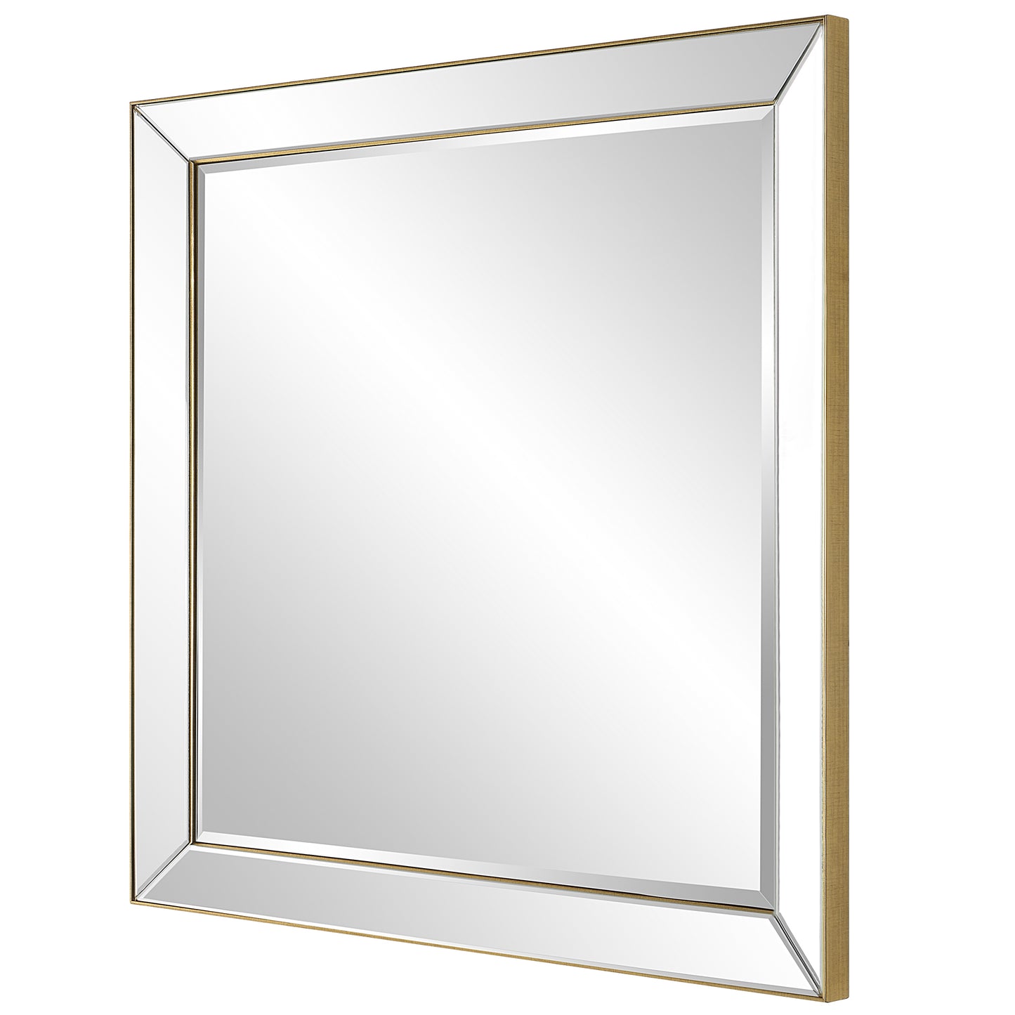 Uttermost Lytton Gold Square Mirror 09891