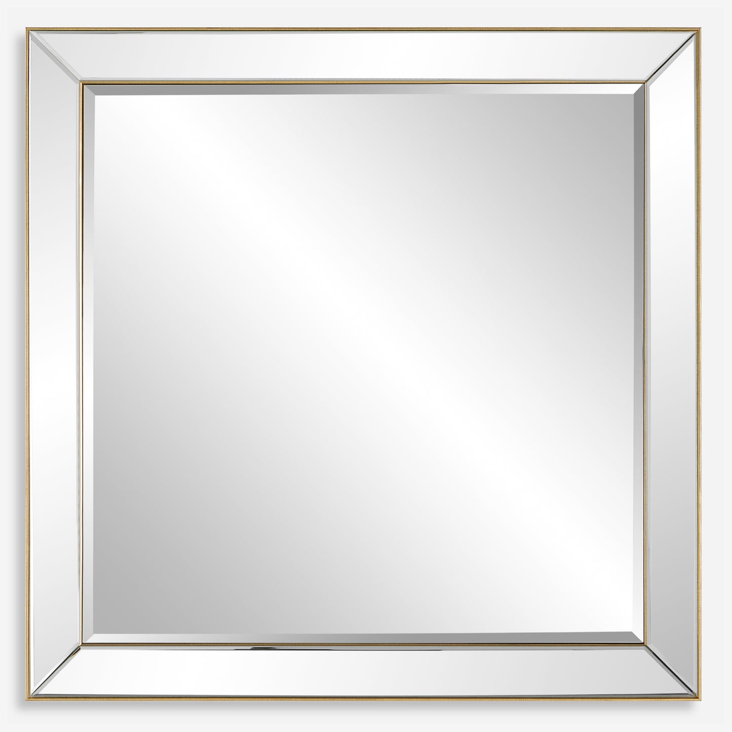 Uttermost Lytton Gold Square Mirror 09891