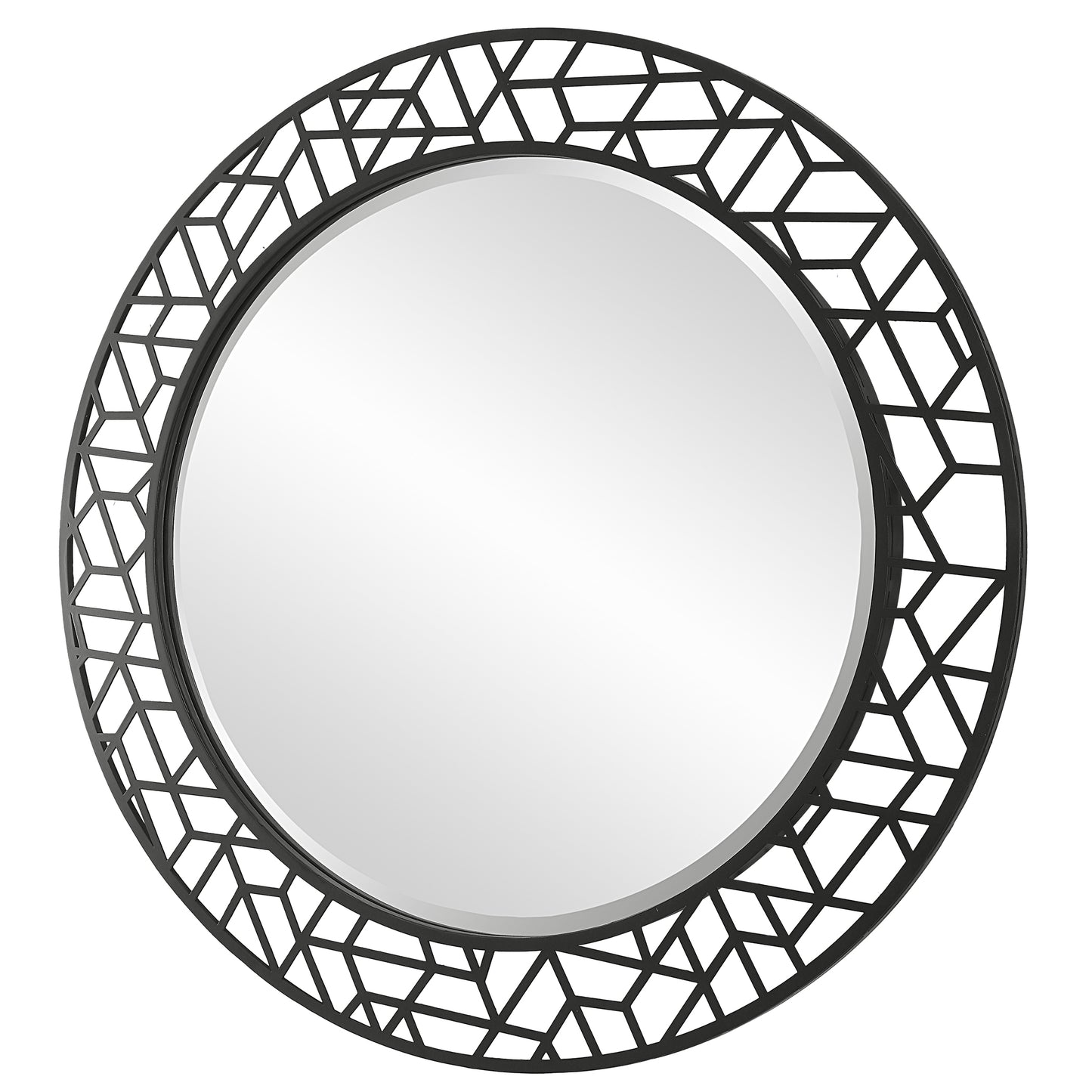 Uttermost Mosaic Metal Round Mirror 09907