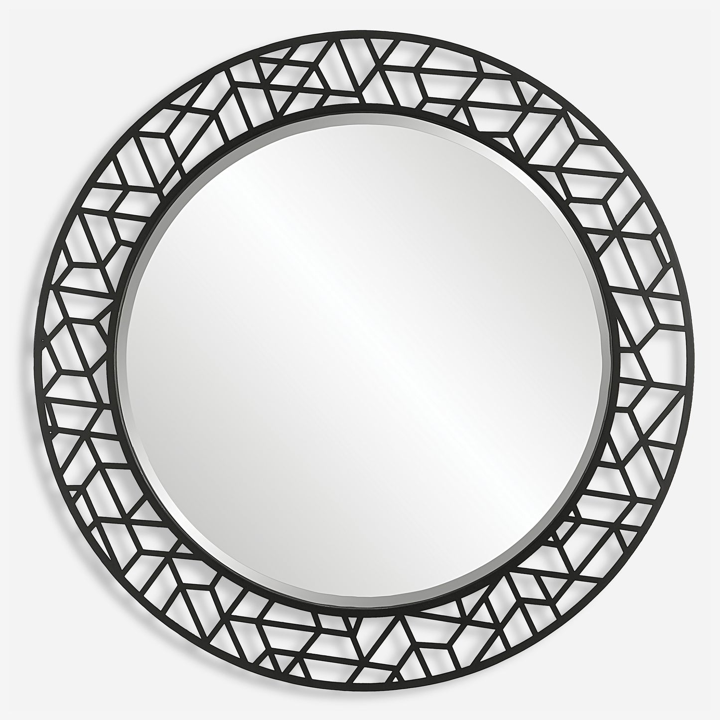 Uttermost Mosaic Metal Round Mirror 09907