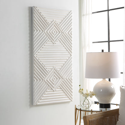 Uttermost Nexus Wood Geometric Wall Decor 04346