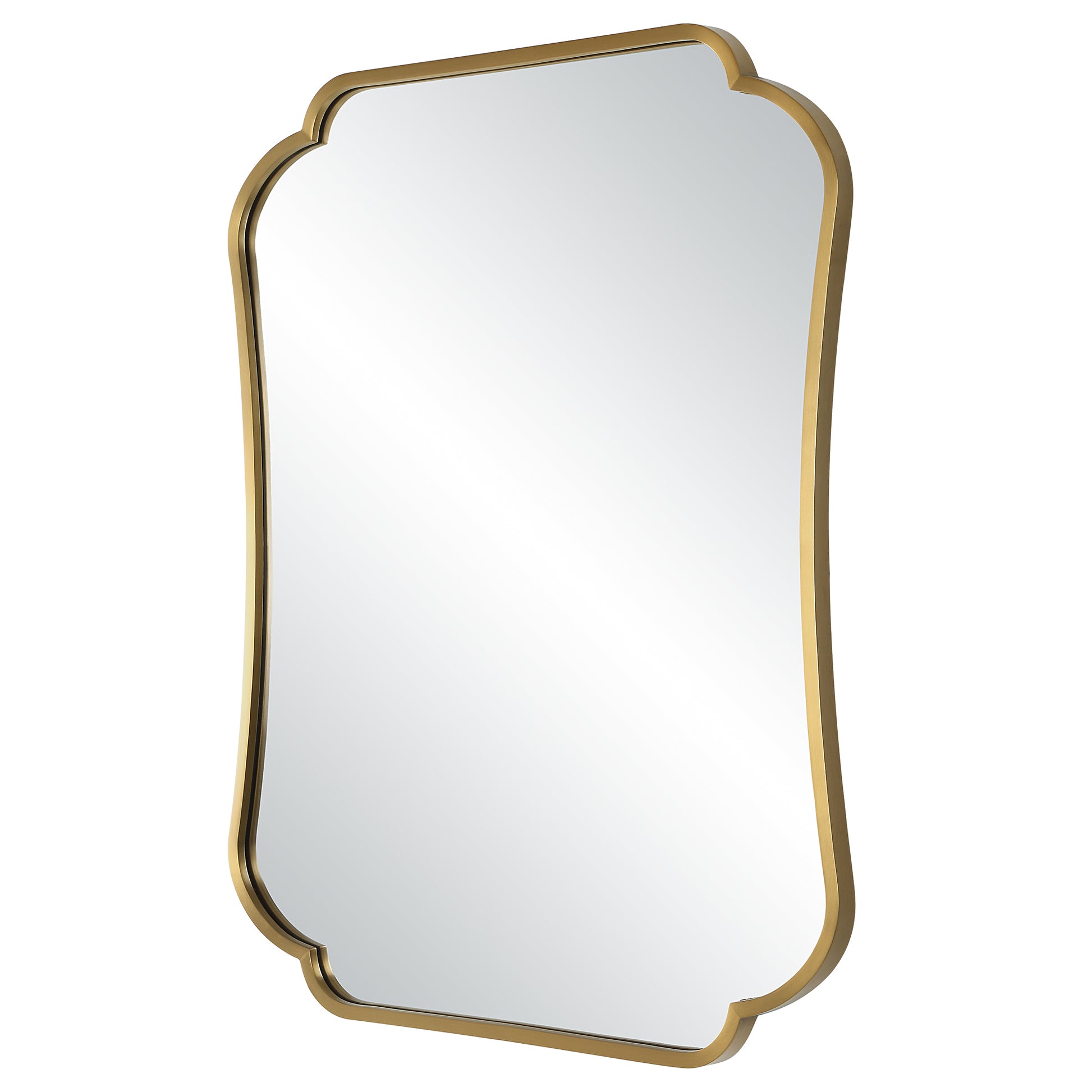 Uttermost Athena Brushed Brass Mirror 09904