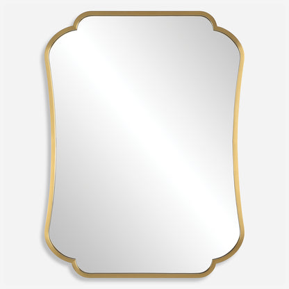 Uttermost Athena Brushed Brass Mirror 09904