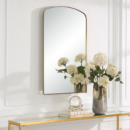 Uttermost Tordera Brass Arch Mirror 09923