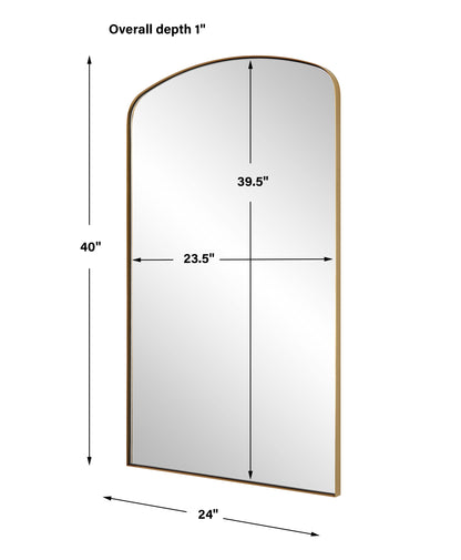 Uttermost Tordera Brass Arch Mirror 09923