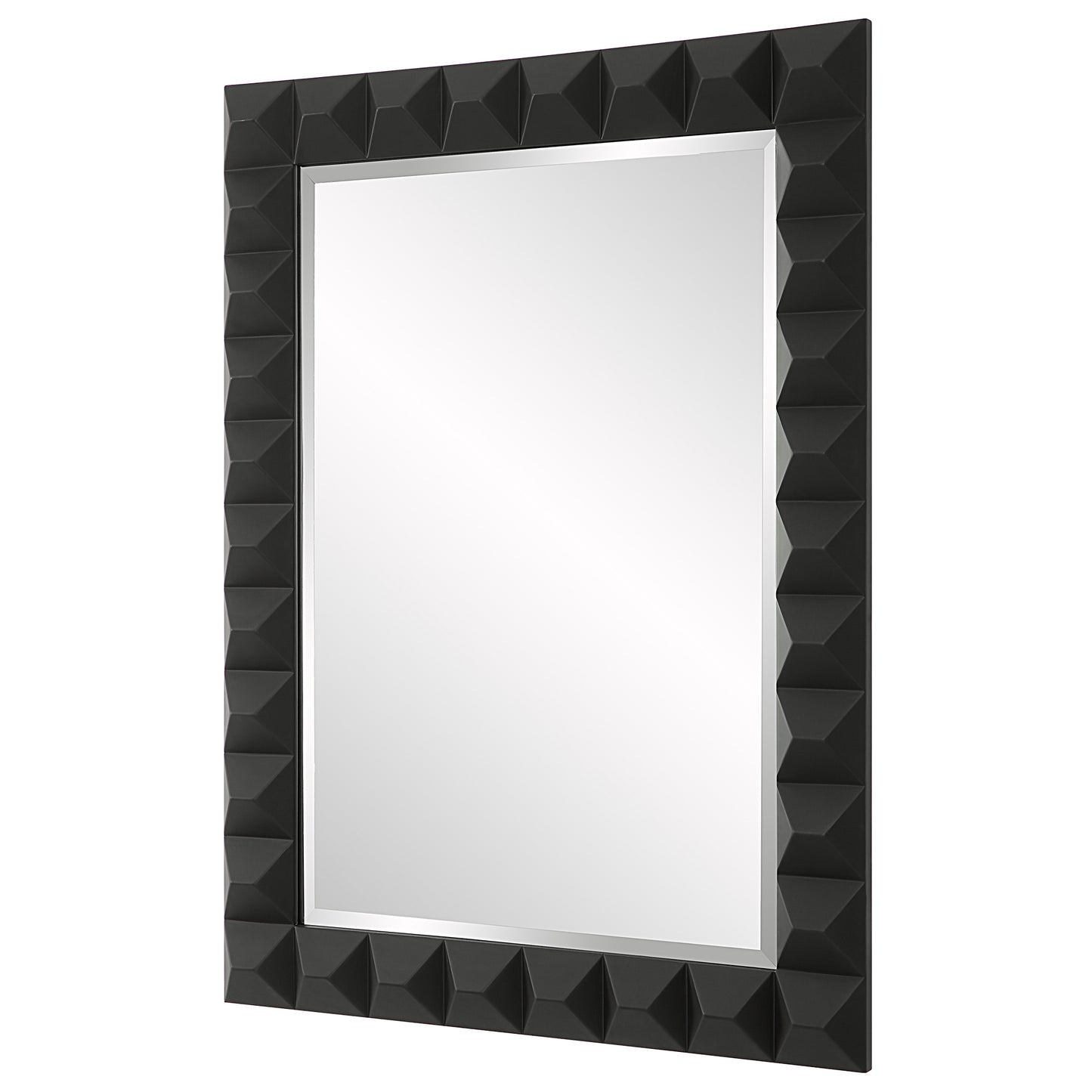 Uttermost Studded Black Mirror 09941